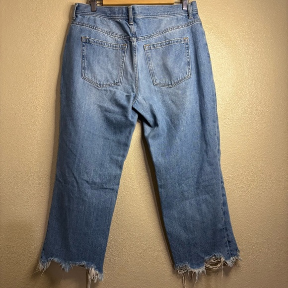 We The Free by Free People Womens Size 31 Maggie Straight Leg Mid Rise Jeans - Picture 2 of 11